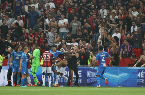  尼斯vs马赛德比战平局收场,双方各取一分  